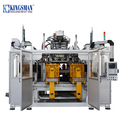 comprar Máquina moldando dobro de alta velocidade do sopro da estação, máquina de molde do sopro do bidão online manufacture